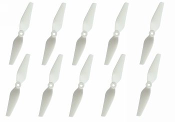 GRAUPNER COPTER PROP 10X4 8 MM WHITE (1L&1R) E-1347/10X4-8